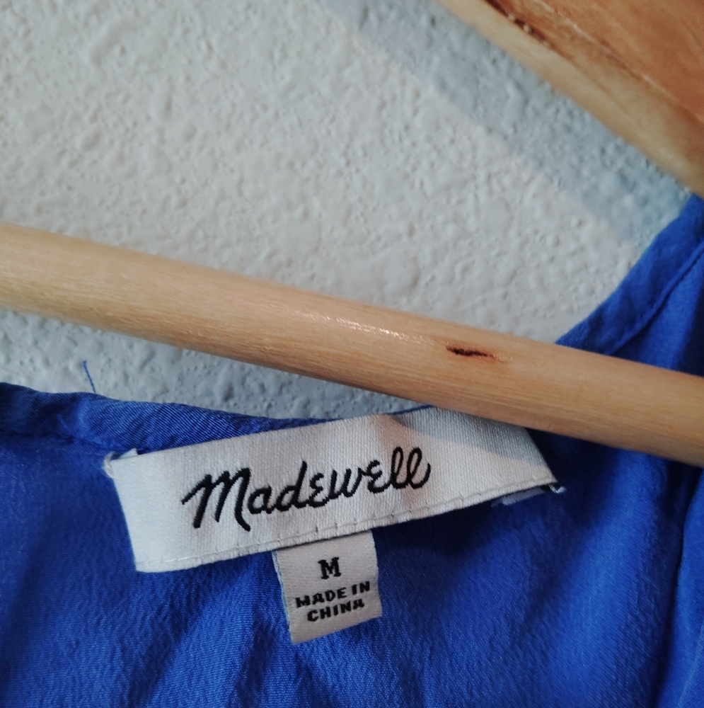 Madewell Ruffle Sleeve Romper - Picture 5 of 7